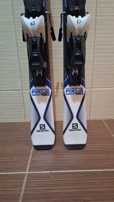 Schiuri 130cm salomon-clapari ski, casca- set schi