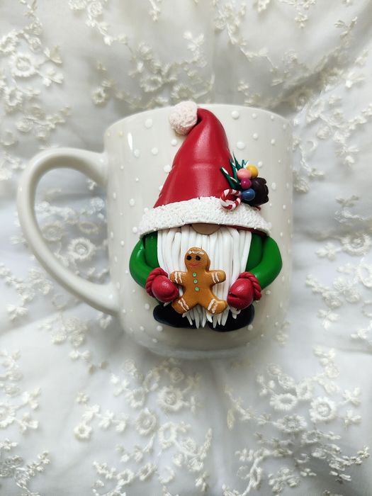 Чаши с декорация от полимерна глина