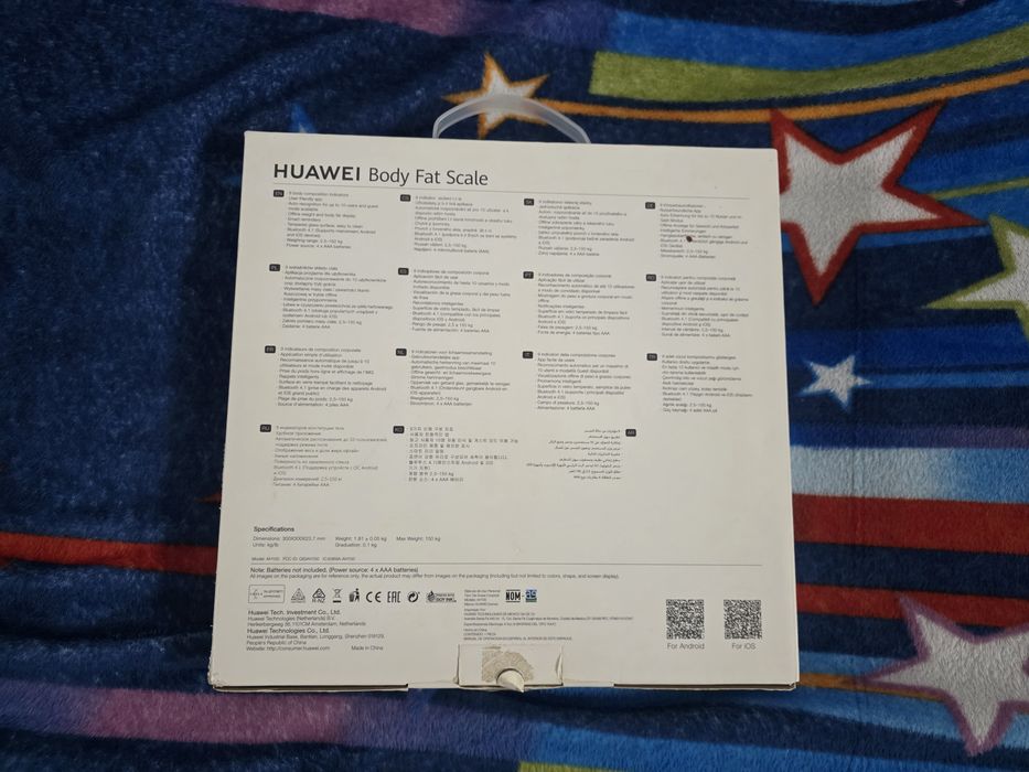 Huawei Body Fat Scale AH100 бял НОВ