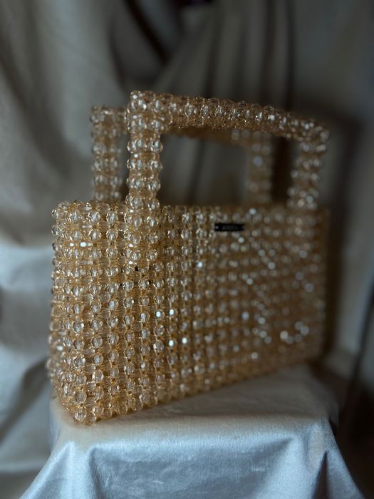 Handmade bag beaded