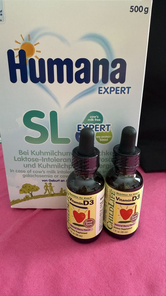 Vand 2 sticlute sigilate de Vitamina D3 Secom