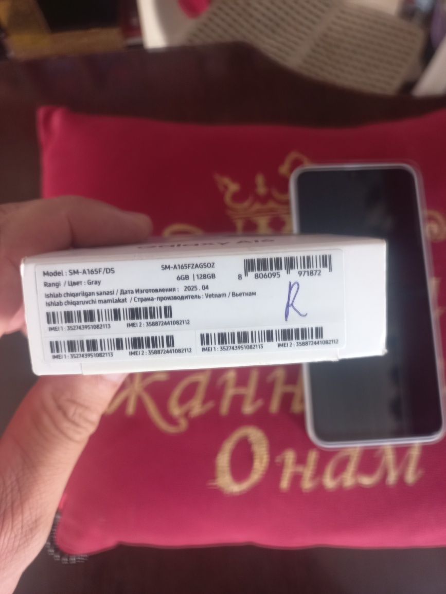 Samsung A16. 6/128 GB.  Yangi telefon