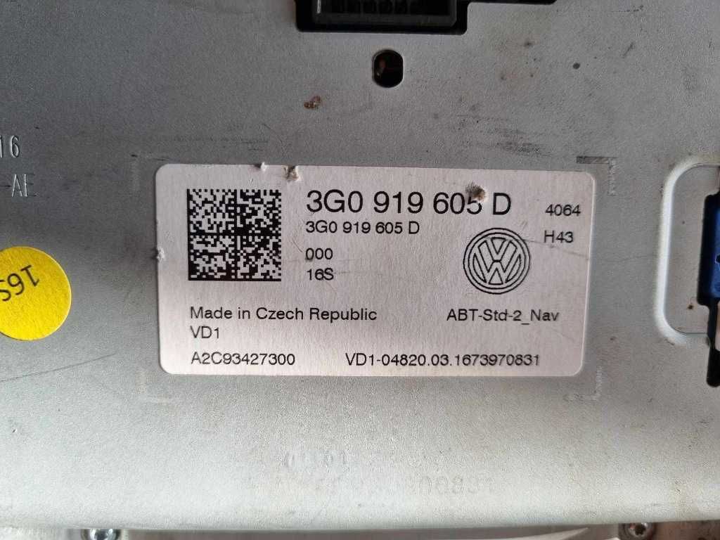 Display navigatie 3G0919605D VW Golf 7, Passat B8, Touran II