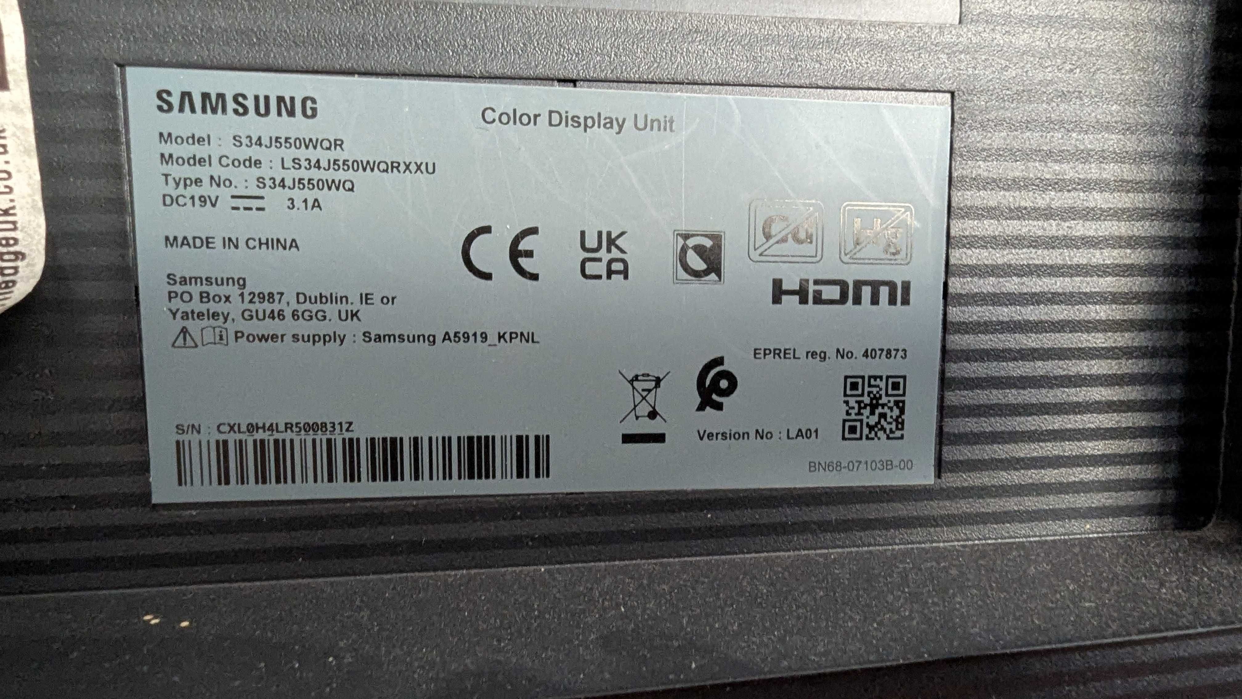Samsung 34" monitor ultrawide/ monitor 34 инча