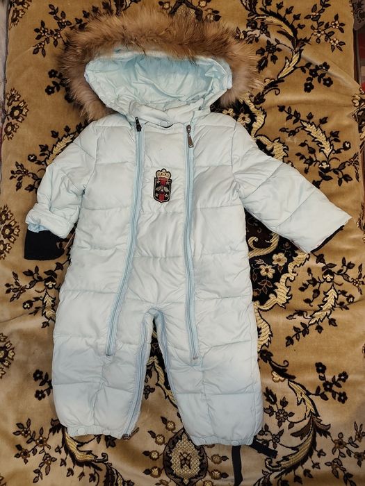 Зимняя куртка комбинезон для девочки для мальчика