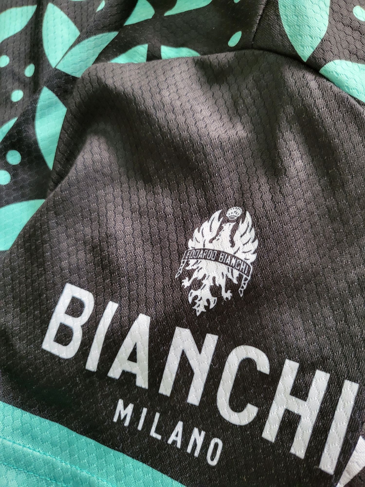 Tricou ciclism damă Bianchi Milano Jersey Malgina Mărime M