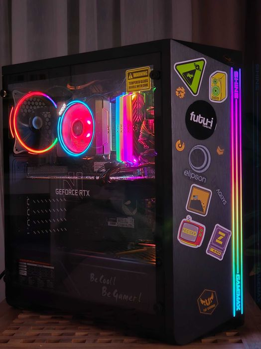 Gaming PC Ryzen 7 2700x/RTX 2070 Super 8GB/32gb DDR4/2TB HDD+256Gb SSD