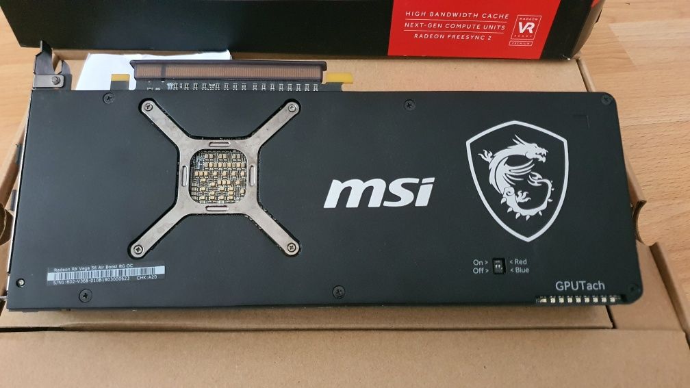 Видео карта msi vega 56 8gb hbm2 air boost