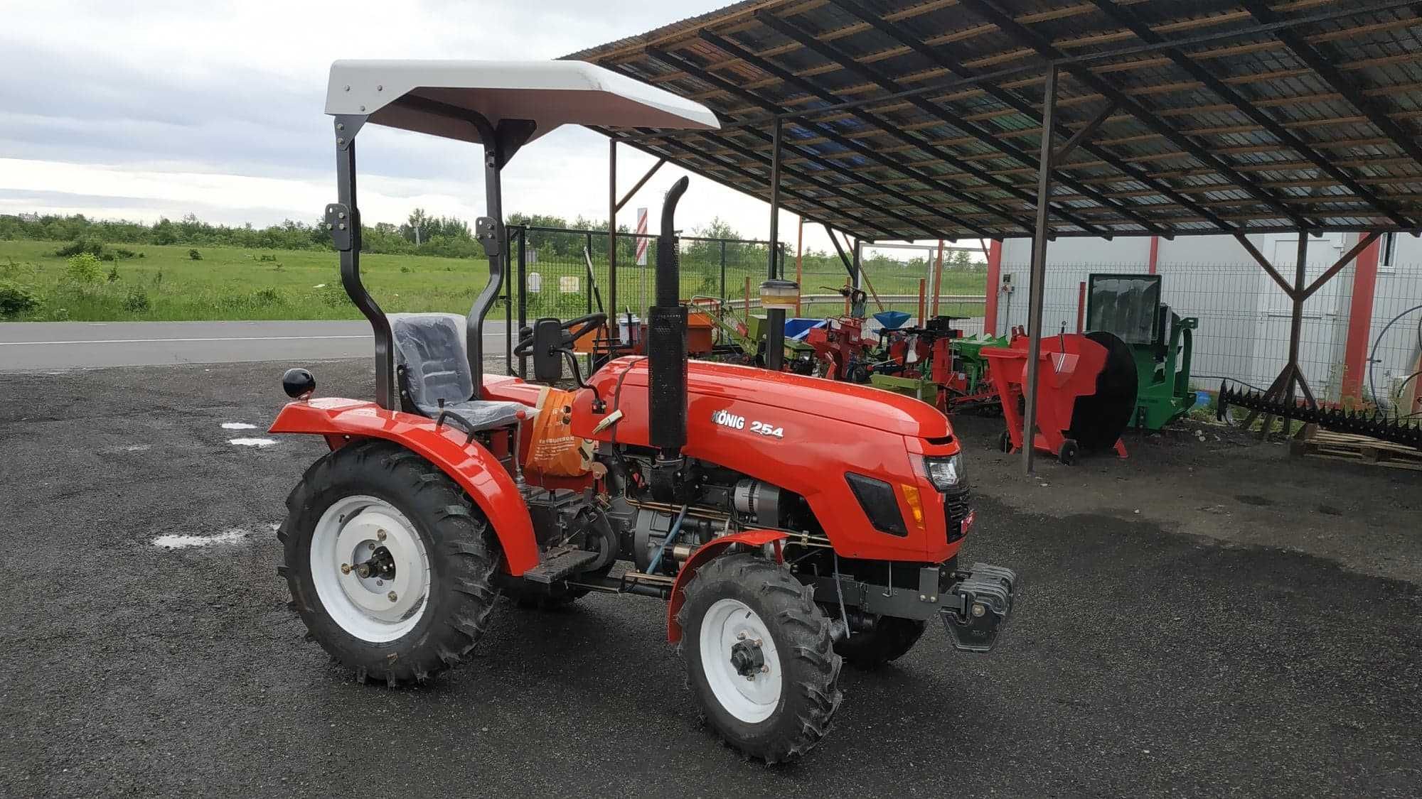 Tractor Konig cu acoperis putere 25CP nou Agramix