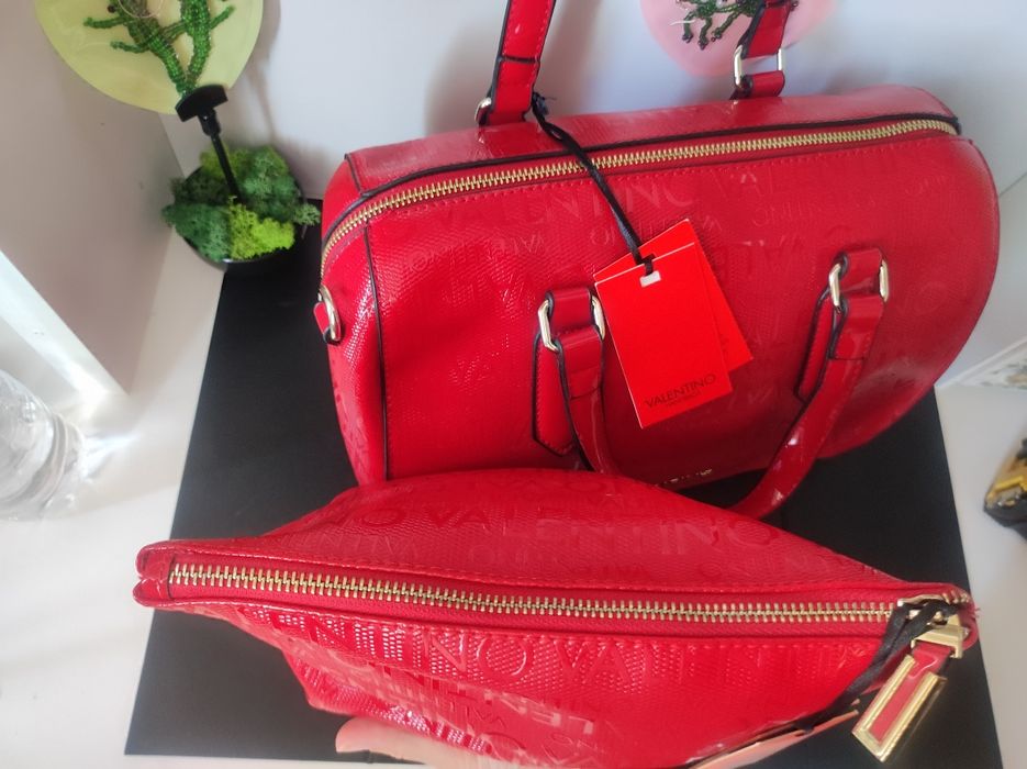 Дамска чанта Mario Valentino и несесер оригинална
