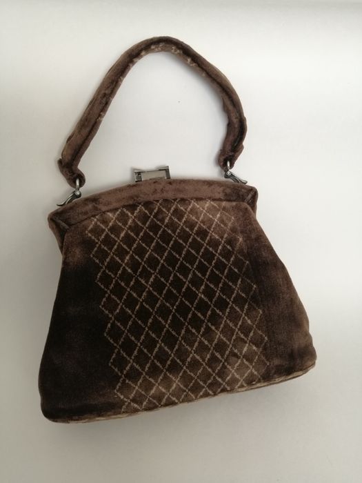 Geanta vintage catifea