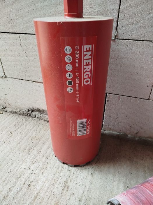 Mașină carotat ENERGO + set carote diamantate