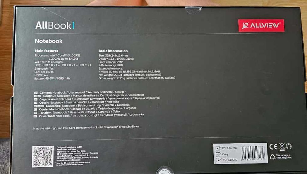 Laptop Allview Allbook I NOU NOUT