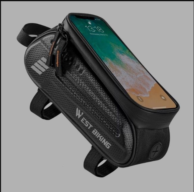 Geanta bicicleta fixare cadru telefon impermeabila 1.5 L Westbiking