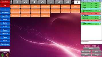 Sistem Bar Vanzare+Gestiune: PC+touchscreen+soft Unity POS Restaurant
