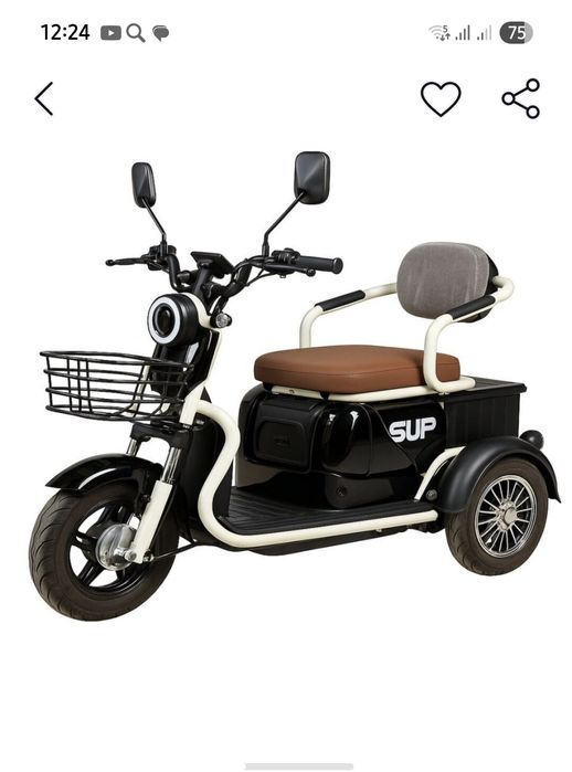 Продаю электроскутер,новый ездила 3 дня,для меня он слишком большой