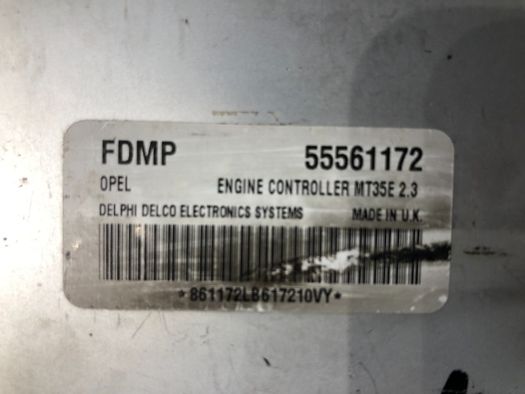 ECU Calculator motor Opel Astra H 1.6 55561172 FFFT Z16XEP MT35E 2.3