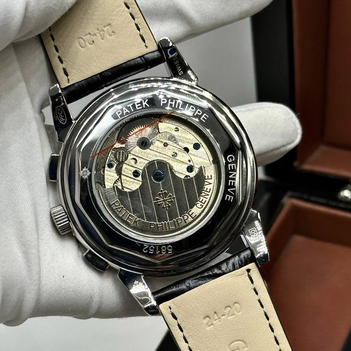 Patek philippe gray dial steel