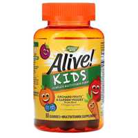 Alive! мультивитамины для детей 60 жевательных конфет Халяль
