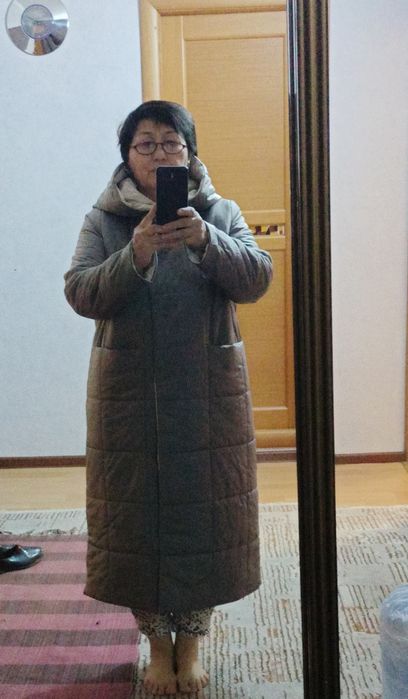 Удлененная куртка зимняя