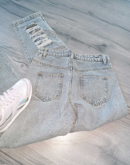 Blugi mom fit dama xs s