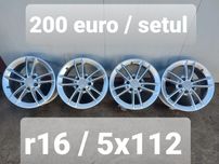 Jante aluminiu ORIGINALE r16 / Vw Audi Skoda Seat Mercedes / 5x112