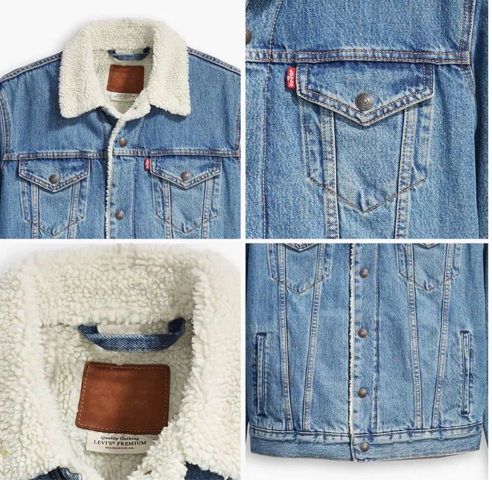 Levi's джинсовка sherpa