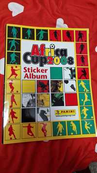 Album stickere panini + set complet nelipit cupa Africi 2008