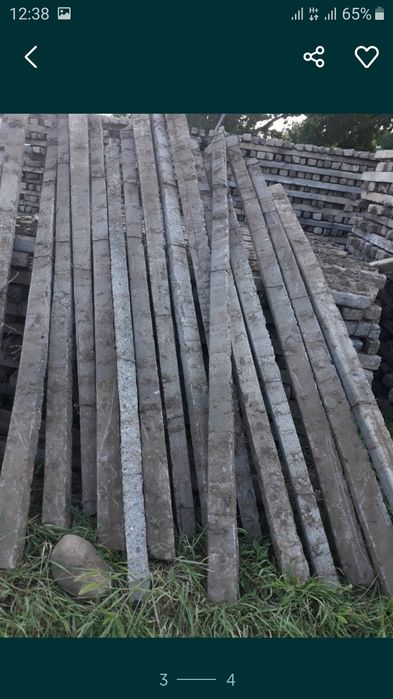 Șpalieri stilpisori de beton