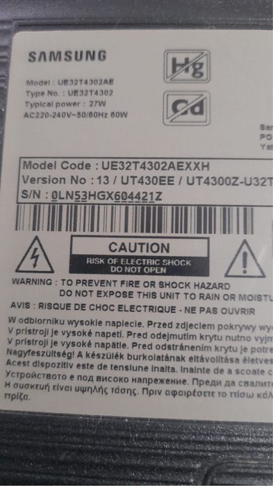 Vand tv samsung smart