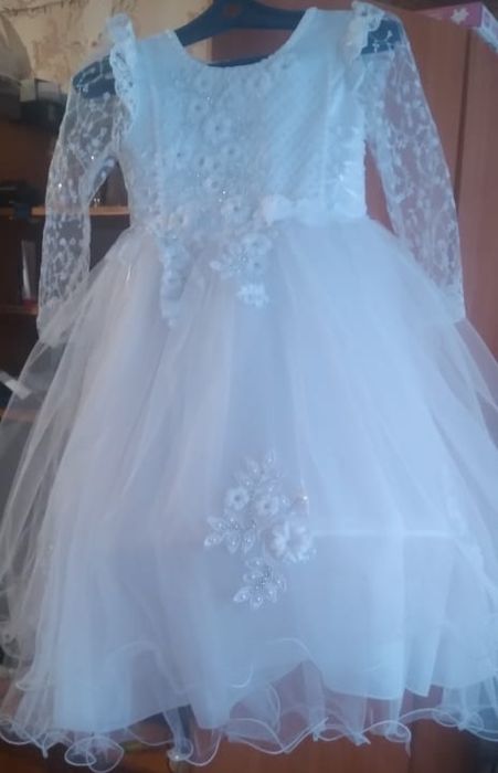 Пышное детское платье