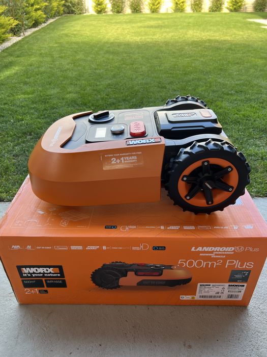 Robot Tuns Gazon Worx Landroid M V2 cu Garaj + Garantie