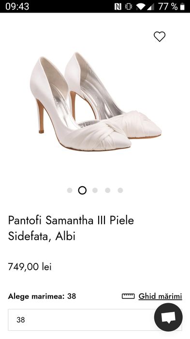 Pantofi mireasa Ginisima
