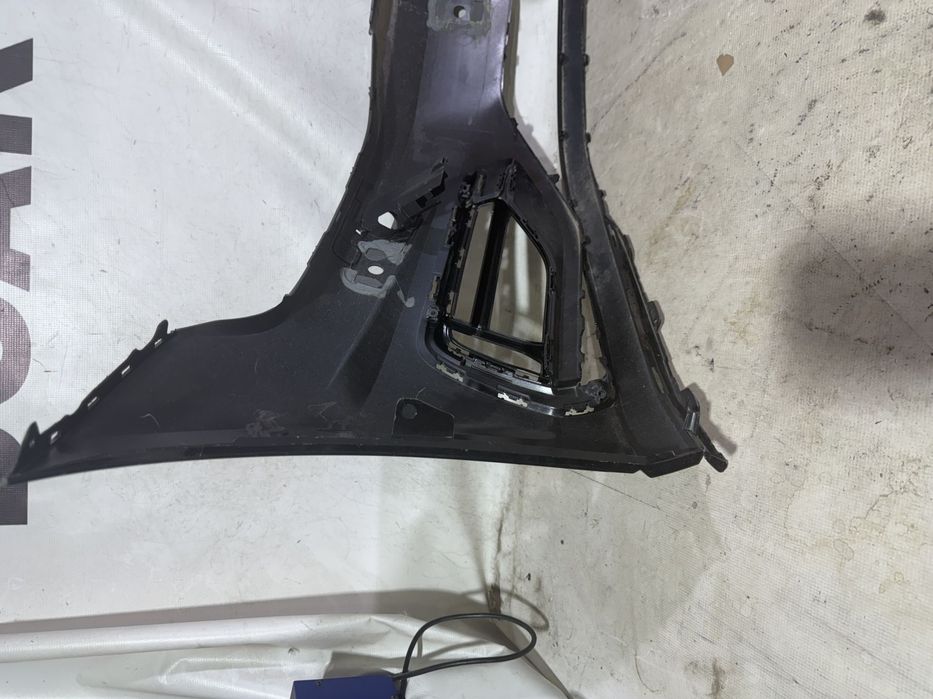 Bara fata VW Golf 7 VII, facelift, R-Line, 2017, 2018, 2019, 2020, cod origine OE 5G0807221LR, cu gauri pentru spalatori faruri si senzori de parcare (6).