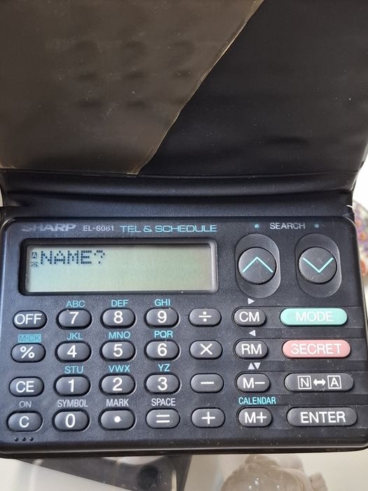 Винтидж , джобен електронен органайзер  калкулатор