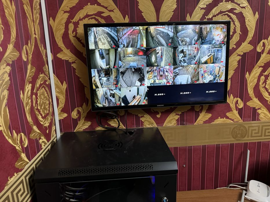 Ремонт диагностика видеонаблюдения, Установка замена камер.