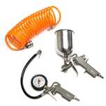 Set kit accesorii pneumatice 3 piese aer comprimat compresor (FG8684)