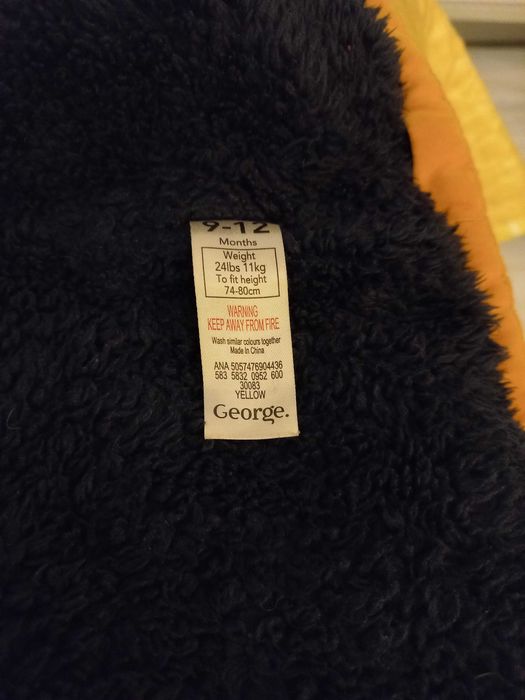 Запазено Подарявам зимно яке за момче 74/80 George