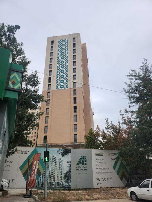 2 комнатная квартира Golden House | ЖК Assalom Bog'lar
