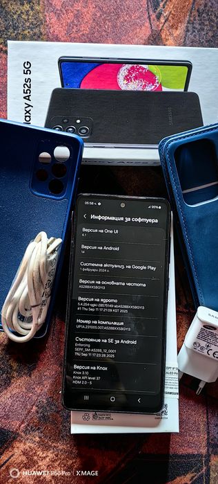 SAMSUNG Galaxy A52s 5G-Перфектно състояние.Подаръци