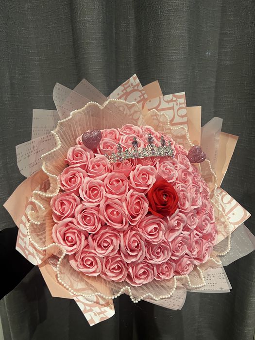 Buchet trandafiri din sapun