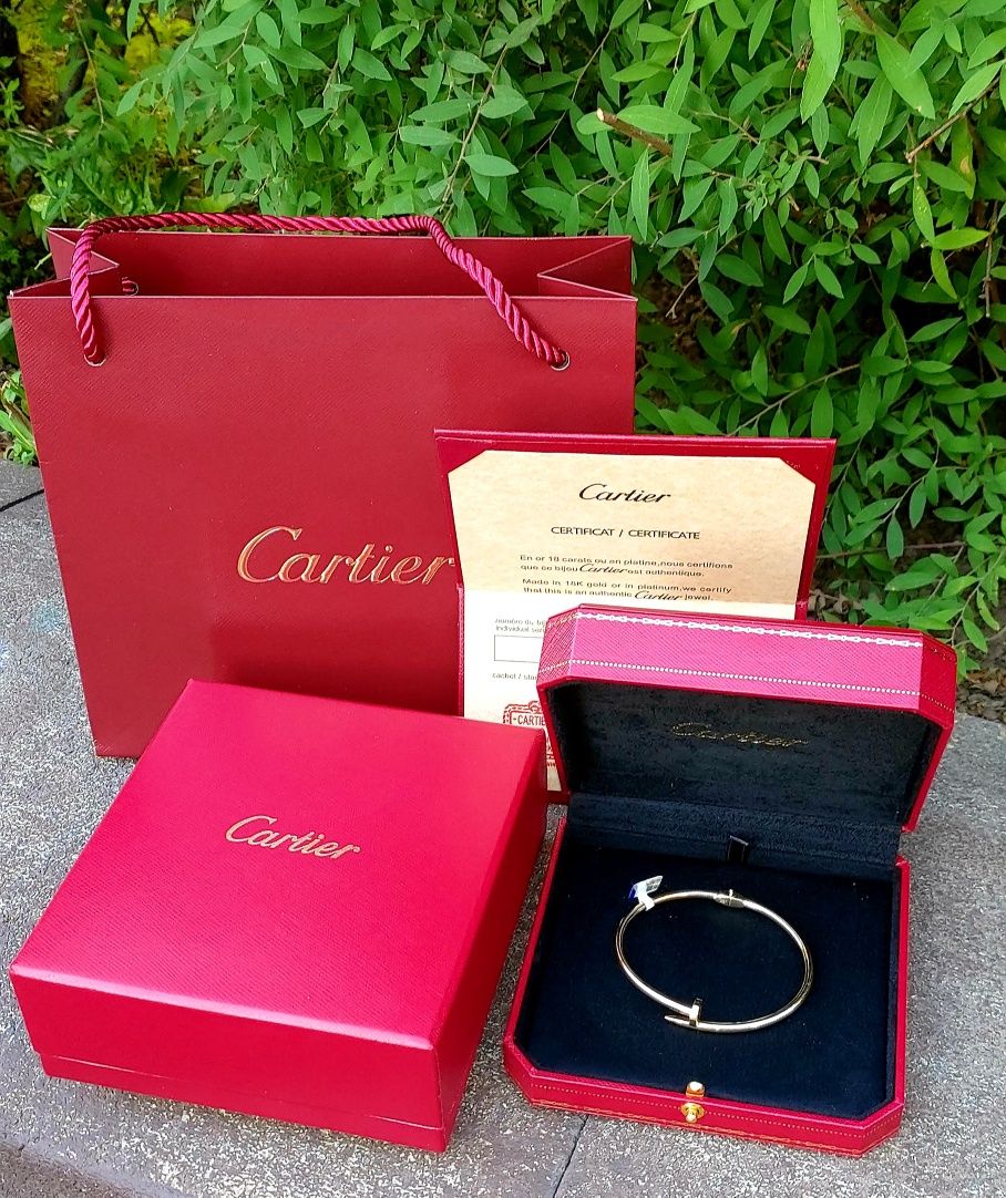 Браслет Гвоздик Картье. Золотой браслет Гвоздик. Cartier