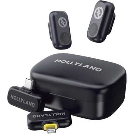 микрофон Hollyland LARK A1 Combo Wireless Microphone System Space Grey