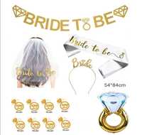 Bride To Be party petrecerea burlacitelor voal coronita mireasa