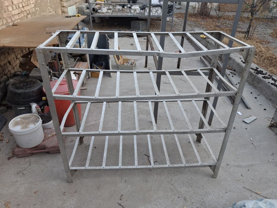 Стилаж алюминиевий 4 каторли