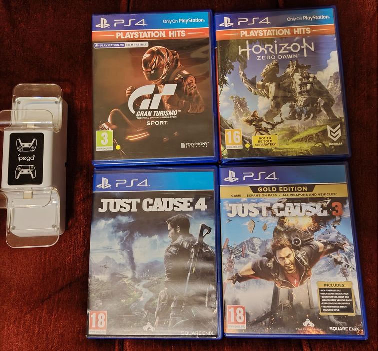 Само за 79 лева ! Оригинални игри Ps4 + Бързо зарядно за джойстици Ps5