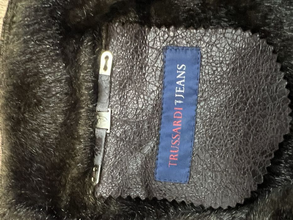 Cojocel Trussardi Jeans marimea M maro