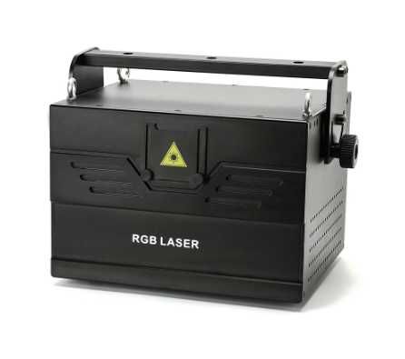 Laser RGB 3W ilda 3D - Dj, club, scena nunta, aer liber, formatie