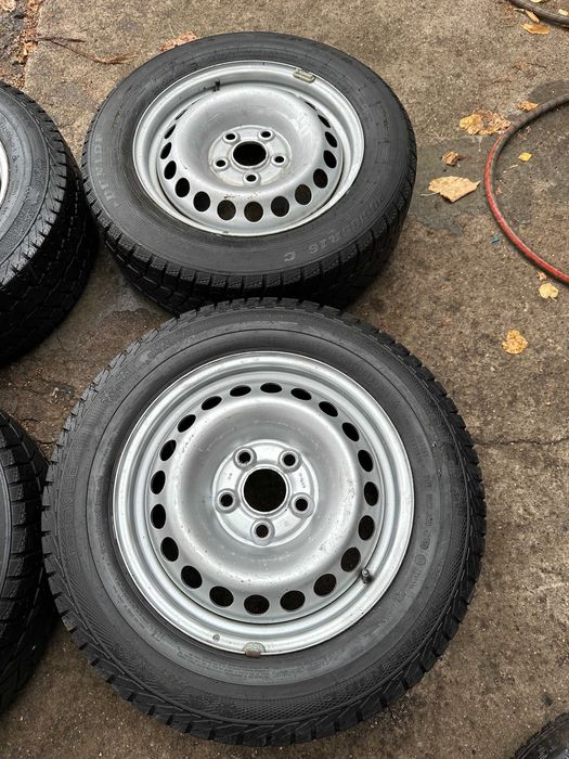 4бр. OEM железни джанти 16" VW Transporter T5, T6
