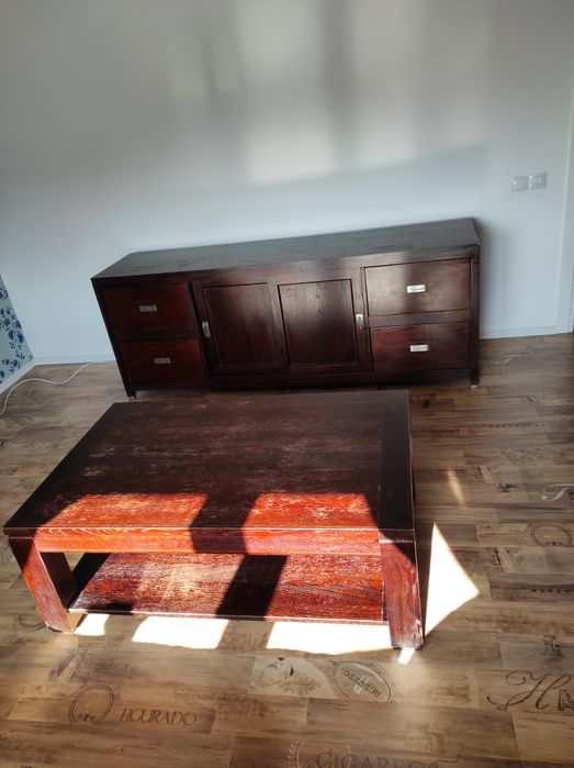 Mobila lemn masiv living Mobexpert